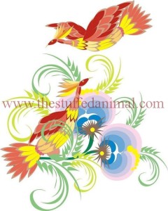 Chinese Phoenix – Auspicious Bird Rising from Ashes- illustration -3