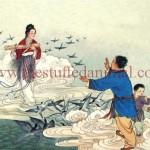 The Cowherd and the Weaving Maid —— Chinese Valentine’ Day- illustration -1