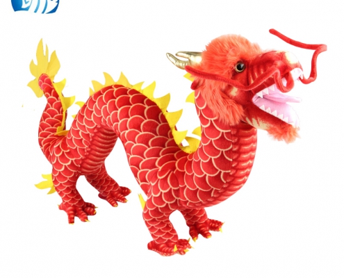 Chinese dragon plush toy – Simulation & stuffed animal toys- thumbnail
