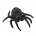 Black spider simulation plush toy Haunted house bar decoration props- illustration -2