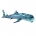Hammerhead shark marine life simulation stuffed toys- illustration -1