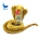 Simulation cobra doll python plush toy zodiac snake plush toy children’s doll send a friend for funny- illustration -5