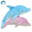 Dolphin Sea Animal Plush Super Soft Plush Toy Doll Sleeping stuffed Kawaii Ocean Animal- illustration -1