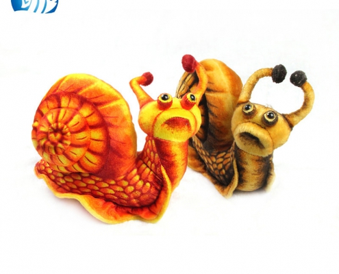 snail Creative Stuffed & Plush Toy simulation Animal For Child Christmas Gift- thumbnail